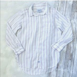Rails linen blend top L